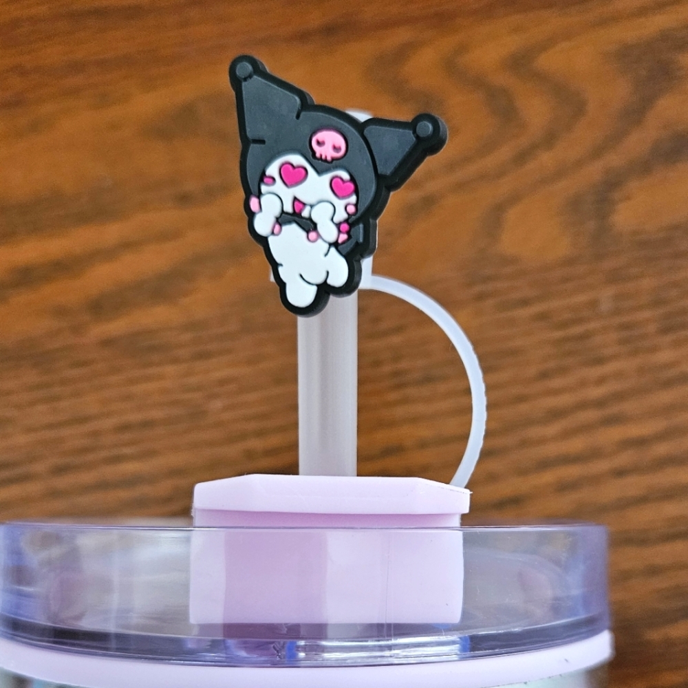 Kuromi Straw Topper